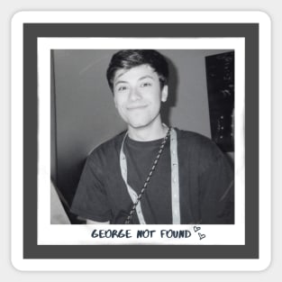 georgenotfound grey Sticker